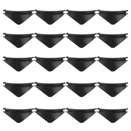 Black plastic reusable vending - black,