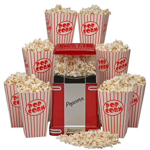 Retro design popcorn - retro,